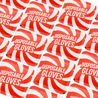 Gants transparents jetables avec emballage personnalisé pour les magasins de charcuterie, couper la viande, couper le fromage et trancher les aliments