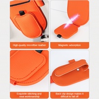 Organisateur de pare-soleil de voiture, porte-lunettes, cartes, stylos, en cuir PU, 3 compartiments, fermeture éclair durable, gain de place, design élégant, indispensable