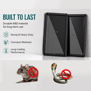แผ่นกาวดักแมลงและงูแบบแข็งพิเศษ ขนาดใหญ่ ทนทาน ต้านทานทุกสภาพอากาศ เหมาะสำหรับบ้าน โกดัง และสวน - Product Image 1
