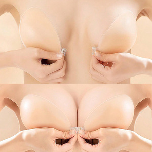 <span class=keywords><strong>Soutien</strong></span>-<span class=keywords><strong>gorge</strong></span> adhésif invisible en silicone de qualité médicale réutilisable, sans bretelles, push-up, pour robe dos nu - Product Image 2