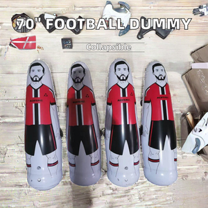 Mannequin gonflable <span class=keywords><strong>de</strong></span> football américain blanc <span class=keywords><strong>de</strong></span> 70 pouces, équipement d'entraînement <span class=keywords><strong>de</strong></span> mannequin <span class=keywords><strong>de</strong></span> <span class=keywords><strong>gardien</strong></span> <span class=keywords><strong>de</strong></span> <span class=keywords><strong>but</strong></span> pliable pour joueurs <span class=keywords><strong>de</strong></span> football - Product Image 3