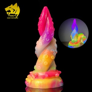 YOCY-266 AW13 Yellow Dragon Glowing Dildos Self Design and Produce Animal Dildos for Male <b>Masturbator</b> Dildos Sex Toy - Product Image 3