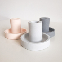 Bougeoirs en céramique, 7 couleurs uniques, pour mariage, décorations de table, design moderne, lanternes