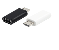 Mini Micro USB Ke Tipe-c Female USB C Kabel Adaptor Pengisi Daya untuk Ponsel