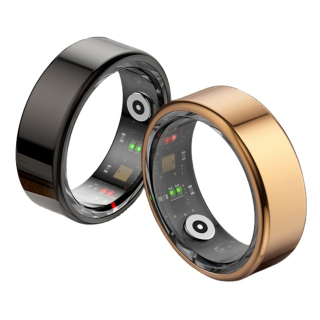 2024 Anillo Inteligente Para Hombre Fashion Health Smart Ring Heart Rate Blood Oxygen Smart Finger Rings for Men Women