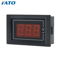 Voltmeter Digital FATO D85 2-kabel LCD Panel Meter Digital Display AC Tester 80-500V untuk Penggunaan Industri