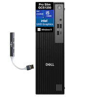 Ordinateur de bureau Dell OptiPlex Pro Slim petit format QCS1250 I3/I5/I7 16 Go 32 Go de RAM 256 Go 512 Go 1 To SSD