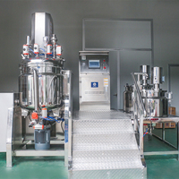 Fabrication de cosmétiques émulsifiant industriel bave d'escargot homogénéisateur sous vide mélangeur crème de beauté dentifrice faisant la Machine