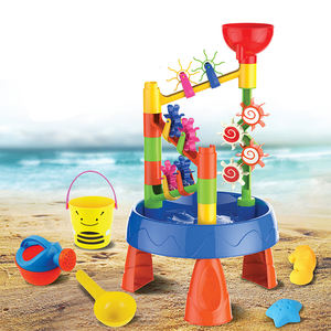 Jouets d'extérieur CPS, table de <span class=keywords><strong>sable</strong></span> pour enfants, jouets d'été, 32 pièces, jeu de plage, table de fête - Product Image 2
