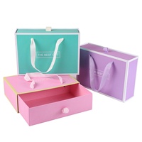 Boîtes d'emballage en papier cosmétique holographique à paillettes imprimées écologiques personnalisées, boîte cadeau de luxe avec logo personnalisé