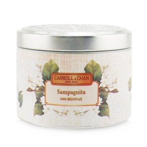 The CANDLE COMPANY (CARROLL & CHAN) - Vela de cera de abejas 100% en lata - Sampaguita - Product Image 2
