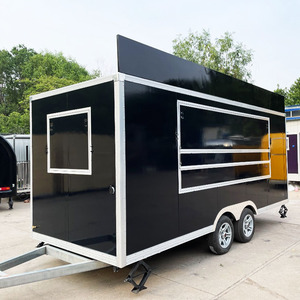 Carreta de Comida Móvil, Remolque de Comida Completamente Equipado, Tipo Camper con Cocina Deslizable, Ideal para Venta de Snacks y Hot Dogs - Product Image 5