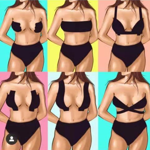 Rehausseurs de fesses imperméables en silicone de taille personnalisée 12,5 cm/17,5 cm, ruban adhésif pour le lifting des seins pour les gros seins - Product Image 5