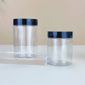 Most Popular 1oz 2oz 3oz 4oz 8oz clear Round Pet <b>Plastic</b> <b>Jar</b> Food Grade <b>Plastic</b> Container with Lid - Product Image 2