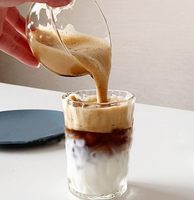 Bol à matcha en verre à double paroi de 500ml avec bec verseur Fouet à thé de cérémonie de 350ml
