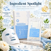 Masque facial bioactif SPA hydratant, régénérant, raffermissant, antioxydant, réparateur des rides, anti-âge, à base de peptides de petites molécules fermentés