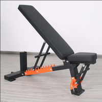Banc d'haltérophilie moderne réglable en métal pour la musculation superbe banc de gymnastique de forme physique capacité de poids élevée pliable conception de base