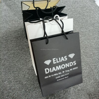 Low MOQ Reusable Eco-Friendly Custom Logo Printed Paperboard Gift Packaging Bags From Guangdong for Gift & Craft