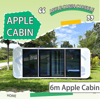 Casa Prefabbricata di Lusso in Acciaio Stile Apple Pod da 20ft e 40ft