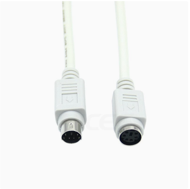 0.5m 3m 5m 10m PS2 Extension Cable, Round Connector Mouse and Keyboard Extension Cable, PS2 Male to Female.