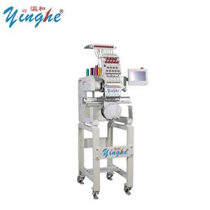Marca Yinghe, máquina de YH-901, 9 agujas únicas, 360*200mm para placa de casquette de bordado de tres funciones y camiseta - Product Image 5