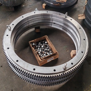 Pabrik Bantalan Putar Eksternal Langsung dari Pabrik, Bantalan Putar Tugas Berat Kustom untuk <span class=keywords><strong>Excavator</strong></span>, Crane, Mesin Pertambangan - Product Image 3