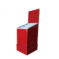 Carton personnalisé de magasin de détail Supports d'affichage de poubelle de carton pour la promotion de point de vente