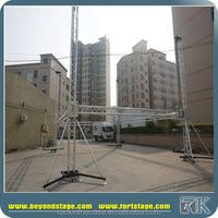 Estructura de armazón de tubo de marco de escenario de aluminio barato para altavoces line array