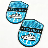 Écussons d'épaule 3D personnalisés en TPU gaufré, logo écologique pour étiquettes de vêtements en jean, accessoires de vêtement thermocollants, vente en gros OEM