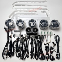 Luz Ambiental para Mercedes Benz GLB X247 GLA Clase B W247, Tira Guía de Luz para Puerta, 64 Colores, Accesorios para Auto