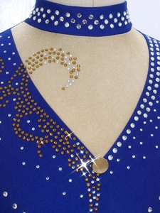 Trajes de Patinaje Artístico sobre Hielo para Niños de 6 a 16 Años, Tops para Competencia de Patinaje, Entrenamiento y Danza Lírica - Product Image 3