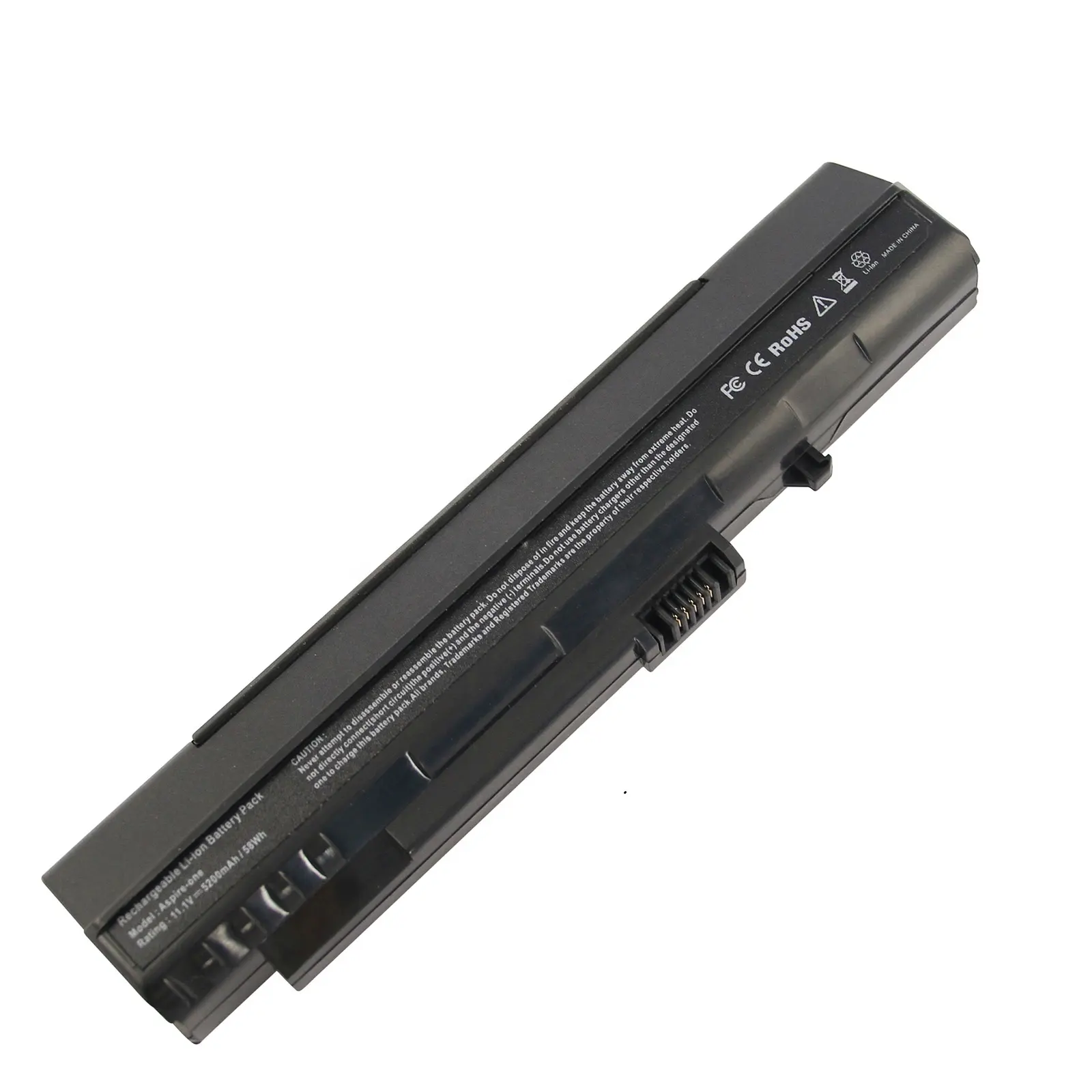 แบตเตอรี่ลิเธียมไอออนสําหรับ Acer Aspire One A110 A150 D150 D250 P531h UM08A31 UM08A32 UM08A51 11.1V 5200mAh 58WH โรงงานในจีน