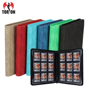 <span class=keywords><strong>Torson</strong></span> en Stock Design Unique 9 poches 360 carte en cuir Pu à fermeture éclair pour Mtg Tcg UG Yugioh liant Album Photo classeur de cartes Premium - Product Image 6