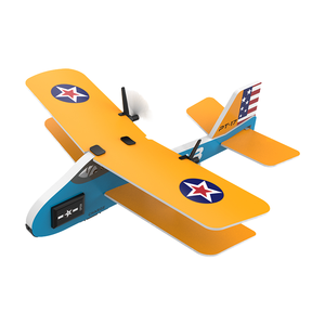 NOUVEAU HOSHI KFPLAN KF801 Avion RC 4 canaux, portée 60m, mini planeur à aile fixe, modèle d'avion électrique à moteur brossé, pour extérieur, avec batteries - Product Image 1
