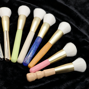 Brochas de Maquillaje de Fibra Sintética Densa para Contorno, Base, Polvo, Rubor, Brocha de Maquillaje Vegana <span class=keywords><strong>Kabuki</strong></span> - Product Image 3