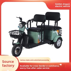 Venta al por mayor para comercio exterior: Triciclo eléctrico Golden <span class=keywords><strong>Dragon</strong></span> C6 de tres ruedas, doble fila grande, gran autonomía y potente. - Product Image 2