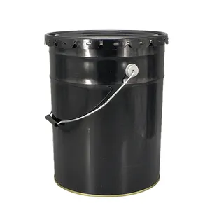 Bán Buôn 20 Lít Kim Loại Container Trống Biểu Tượng Tùy Chỉnh 5 Gallon Tinplate Chất Liệu Mỡ Thùng Sơn Tin Thùng