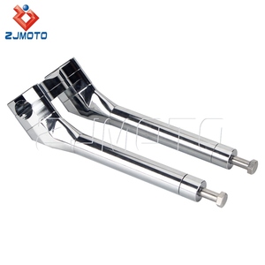 Elevador de manillar de motocicleta, abrazadera de retroceso, elevación recta de 10 "+ 1" para Halrey Softail Deluxe Standard <span class=keywords><strong>Fat</strong></span> Boy Special Breakout - Product Image 4