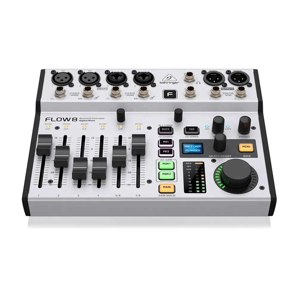 Behringer Flow 8 - Versatile Digital Mixer for Live Sound