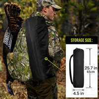 Tente double haut de gamme, durable, quatre saisons, imperméable, à ouverture rapide, légère, silencieuse, camouflage, en fibre de verre Oxford