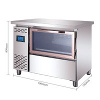 Machine à glace automatique, avec comptoir de 100KG/24H