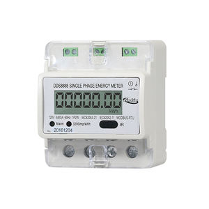 عداد كهرباء أحادي الطور ثنائي الأسلاك لتركيب على قضبان DIN لقياس الطاقة بالكيلوواط ساعة - Product Image 3