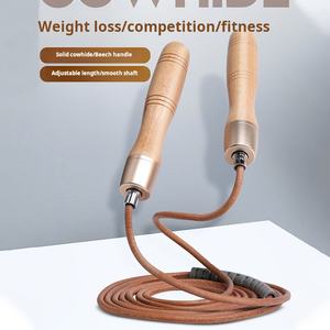 Vente en gros de cordes à <span class=keywords><strong>sauter</strong></span> réglables en bois <span class=keywords><strong>pour</strong></span> améliorer la force et développer les muscles, cordes à <span class=keywords><strong>sauter</strong></span> avec logo - Product Image 4