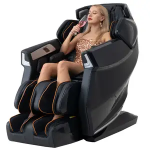 Новый 4D звуковой массажный стул Электрический массажный диван с грелкой и ЖК-дисплеем