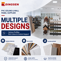 Panel de Pared de PVC Moderno Personalizado para Interiores, Resistente al Agua y al Fuego, con Función Antiestática, para Sala de Estar