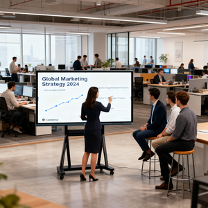 Pizarra Interactiva 4K para Sala de Reuniones 1, Pizarra Inteligente con Pantalla Táctil, Señalización Digital, Pantalla para Oficina Corporativa y Escuela SK-W65 - Product Image 6