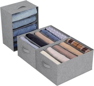 Large Single Tier <b>Plastic</b> Board <b>Wardrobe</b> Jewelry & Clothes Organizer Home Storage Foldable Drawer Organizers - Product Image 1