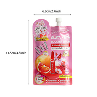 Sachet d'échantillon cosmétique personnalisé, mini pochette liquide pour soin de la peau, sérum pour le visage, crème BB avec bec verseur