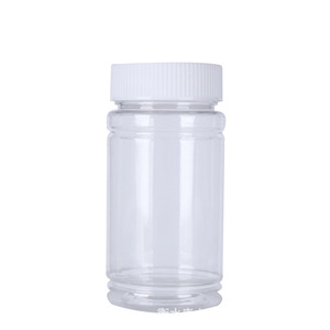 Botella de plástico PET de 100 ml con boca ancha para envasado de medicamentos en polvo sólido - Product Image 1
