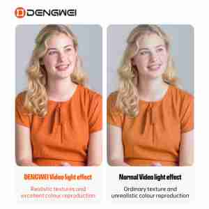 DENGWEI ST Series LED fotografía luz COB cuentas de luz para grabación de vídeo Luz de relleno para creadores de contenido de <span class=keywords><strong>YouTube</strong></span> - Product Image 5